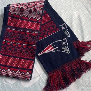 Patriots Knit Scarf - Red and Blue